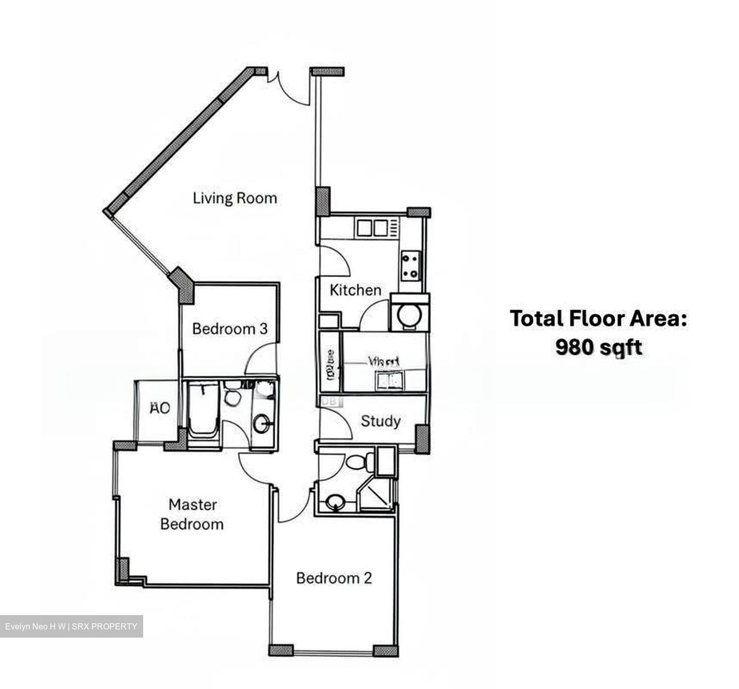 Regentville (D19), Apartment #613920371